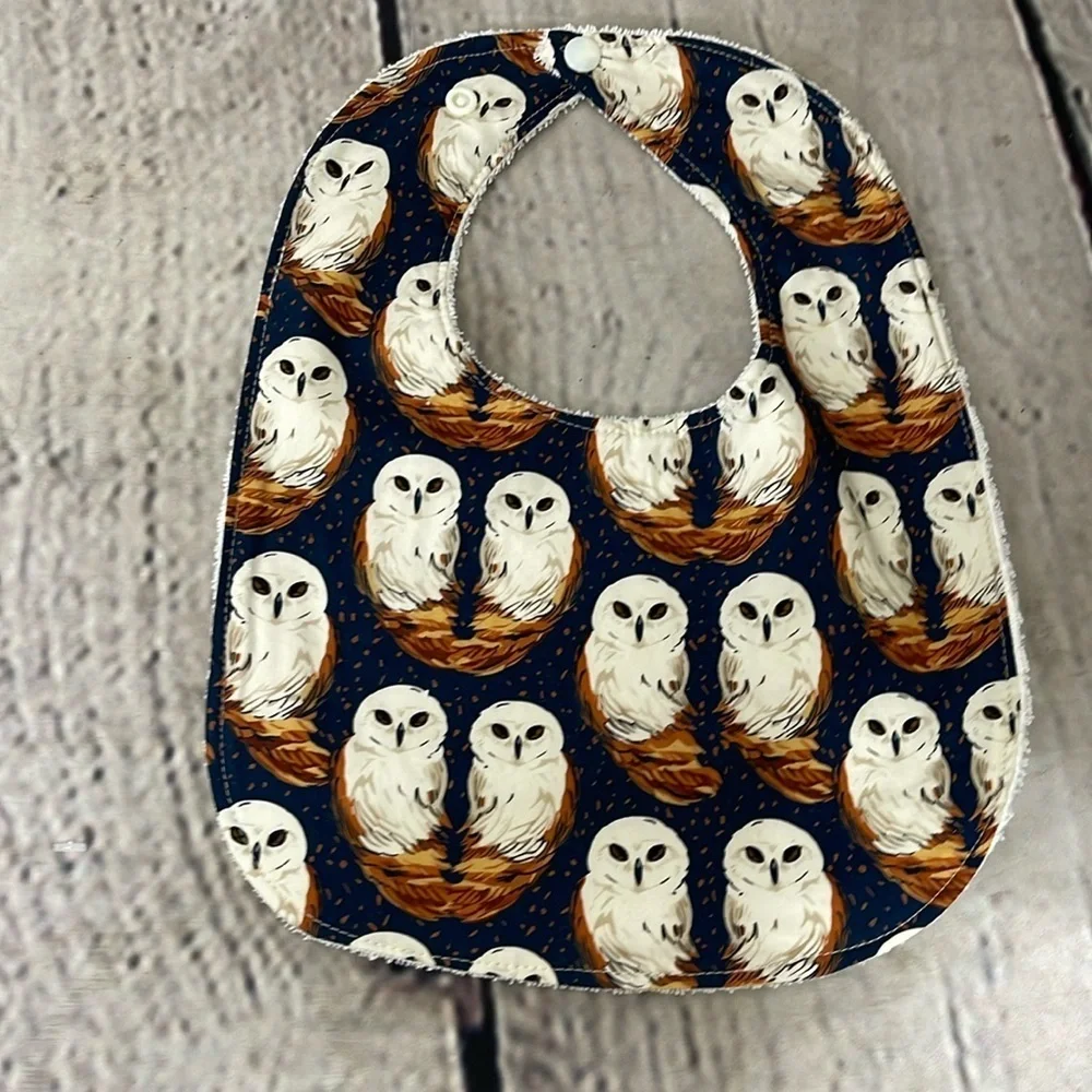 Designer handcrafted bib various animals